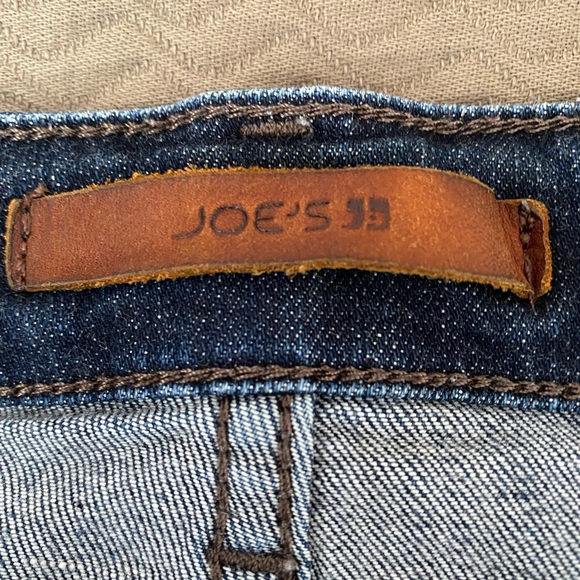 Joe’s Jeans mid rise skinny ankle jeans 27 women’s dark denim EUC riveted - Picture 5 of 10